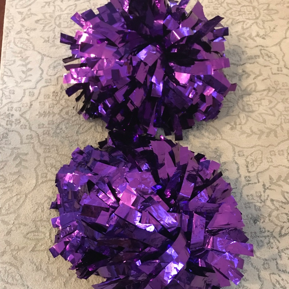 Purple Champion Force Pom Poms